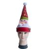 CY transfronteiriço novo feriado de Natal criativo bronzing chapéu de Natal decoração de festa de Natal desenho animado chapéu de Natal escovado
