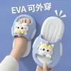 Pantuflas Infantiles de Unicornio de EVA para Niñas, Estilo Princesa, Antideslizantes, Transpirables, Inodoras, Suela Suave, Sandalias de Exterior para Bebé Niña