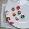 Série de Natal Boneco de Neve Brilhante Acessórios de Resina Atacado DIY Cola de Creme DIY Presilhas de Cabelo para Meninas Capa de Celular Bolsa