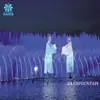 Instalación de ingeniería transfronteriza de equipo de cortina de agua unidimensional colorido paisajismo música fuente de cine grande al aire libre
