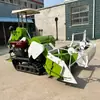 Fabricante de cosechadoras de orugas de 25 caballos de fuerza exporta cosechadoras de soja de alimentación completa diésel