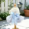 PETCIRCLE Roupinhas para Cães Pequenos e Filhotes, Vestido Fofo de Outono e Inverno para Pets, Vestido Princesa da Neve