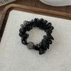 Scrunchie Simple y Elegante para Mujer 2026 Nuevo Estilo Malla de Pedrería Lazo para el Cabello Elegante Banda para el Cabello Banda de Goma