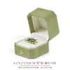 Caja de Joyería con Hebilla de Broche Octagonal de Encaje para Compromiso Caja para Colgante de Anillo Conjunto de Pulsera y Collar de Moda Caja Decorativa