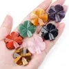 Cristal Natural Trevo de Quatro Folhas DIY Micro-Paisagismo Escultura Pedra Natural Trevo da Sorte Acessórios Cristal Natural Pedras Soltas