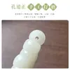Pulseira Bodhi de Jade Branco, Contas Brancas de Porcelana em Formato de Intestino de Porco em Círculo Duplo, Macia e Flexível para Homens e Mulheres Brincarem, Joias para Atacado