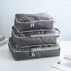 Bolsa de almacenamiento para viajes y actividades, juego de cuatro bolsas para clasificación y organización de ropa para viajes de negocios y de placer, almacenamiento de equipaje portátil