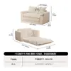 Sofá Cama Convertible Personalizado, Sofá Cama Plegable de Compresión, Sillón Individual Desplegable