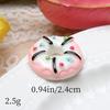 Accesorios de resina para llavero con colgante DIY, simulación de donuts de gran tamaño, juego de comida, crema, pegamento, minería en caliente transfronteriza