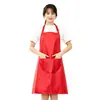 Delantal de PVC Grueso con Correa Ajustable Transfronteriza, Impermeable y a Prueba de Aceite para Uso en Cocina Doméstica, Ropa de Trabajo para Cafetería, Personalizable con Texto