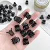 Pequeño pasador de pinza para el pelo, pinza lateral, pinza para flequillo de princesa, pasador negro moderno, accesorio para el cabello que no daña el cabello