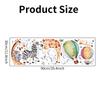 Shangyi SPZ-S24017 Jirafa Cebra Nubes Pegatinas de Pared Autoadhesivas Decoración de Fondo para Sala de Estar Venta al por Mayor Transfronteriza Pegatinas de Pared