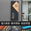 Placa de porta de acrílico, escritório, empresa comercial, hotel, banheiro, proibido fumar, placa criativa não perfurada