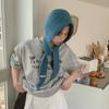 Invierno Corea del Sur Cálido Combinable Tejido Estilo Coreano Bufanda Sombrero Grueso Bufanda Integrada Protección para los Oídos Sombrero de Lana Tendencia