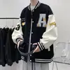 Chaqueta de Béisbol Estilo Americano Vintage Nueva 2026 para Hombre, Chaqueta Casual Holgada de Marca de Moda de Hong Kong para Otoño/Invierno, Ropa para Hombre al por Mayor