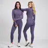 Conjunto Esportivo de Outono Roupa de Yoga Feminina Roupa Apertada de Academia Jaqueta Pêssego Roupas de Corrida Matinal Fitness
