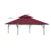Cubierta para Toldo de Patio Exterior, Cubierta para Cenador de Balcón de Ocio al Aire Libre, Cubierta para Toldo de Terraza con Protección Solar y a Prueba de Lluvia, Cubierta de Refugio contra la Lluvia