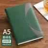 Caderno A5 com Blocos de Cor Personalizado Novo Estilo Reunião de Escritório Caderno de Negócios Caderno Empresarial Personalização com Impressão de Logotipo Disponível