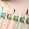 Pincel de Caligrafía para Horquilla con Pelo de Lobo y Pelo Mixto, Letra Regular Pequeña, Pincelada Fina, Cuaderno de Caligrafía para Pintura China, Bolígrafo para Copiar Escrituras, Letra Dorada Fina
