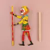 Frete Grátis Brinquedos de Marionetes de Sombra de Madeira Jornada ao Oeste Marionete Sun Wukong Brinquedos de Marionetes de Sombra Nostálgicos Tradicionais Marionete de Sombra Cultural e Criativo