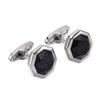 Dongguan abotoaduras nova superfície de diamante pedra natural céu estrelado areia azul pedra abotoaduras terno avançado camisa francesa abotoaduras prego