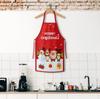 Delantal Temático Navideño Transfronterizo Nuevo Estilo Grinch Santa Claus Delantal de Cocina Casero Vacaciones