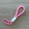Nuevo Llavero con Bloques de Color, Correa, Mosquetón, Colgante de Muñeca, Colgante para Teléfono, Cadena para Teléfono, Peluche West Highland