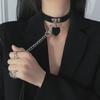 Collar de Campana Femenino M Collar Correa de Tracción Cadena para el Cuello Cinturón para el Cuello Personas Usan Gargantilla Divertido sm Navidad Cascabel