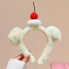 Diadema de corona alta estilo coreano, diadema de borde ancho, diadema para lavarse la cara con dientes, accesorio para el cabello de tela a cuadros de alta gama