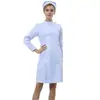 Factory St. Ropa de Verano para Enfermeras Shelen Ropa de Trabajo de Manga Corta Bata Blanca de Doctor Ropa de Doctora Peluquero Coreano