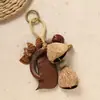 Bolsa con Campanilla de Viento de Cáscara de Fruta Encanto para Llavero Regalo Hecho a Mano Llavero Hecho a Mano con Campanilla Souvenir Turístico Hecho a Mano Daoli