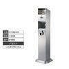 Columna de humo de acero inoxidable para sala de fumadores de hotel y centro comercial, columna de colillas de cigarrillos estilo europeo, columna de cenizas para exteriores, cubo de basura vertical para cenizas