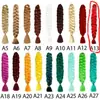 Peluca de Fibra Química Trenzas Grandes para Hombres y Mujeres Extensiones de Cabello Personalizadas 165g 41Pulgadas X-Pression Trenzas Cabello