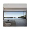 Ventanas batientes de aleación de aluminio insonorizadas y termoaislantes para sala de estar y dormitorio de comercio exterior, puertas y ventanas de alto rendimiento para uso doméstico, ventanas batientes para balcón