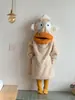 Pez payaso Otoño Invierno Niños Franela Coral Conjunto de Pijamas Niños Engrosado Niñas Vestido Pijama Bebé Ropa para el Hogar