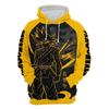 Nuevo Suéter Riman Estampado Digital 3D Dragon Ball Serie Wukong cosplay Sudadera con Capucha de Animación