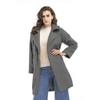 Bai Fen Zhi YiAbrigo de Lana Elegante de Longitud Media para Mujer, Informal de Moda Europea y Americana, con Solapa, para Invierno, Transfronterizo
