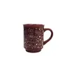 Taza de Cerámica Navideña Retro, Taza de Agua con Estampado de Líneas de Santa Claus, Taza de Café Atmosférica de Gran Capacidad Personalización