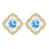 Librito Rojo Explosiones s9 Aretes de Espato Natural Plata S925 con Incrustaciones de Nácar Viento de Corte Aretes Retro Joyería al Por Mayor