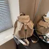 Mochila de Novo Estilo para Mulheres, Casual e Versátil, Mochila Escolar para Estudantes, Leve, Portátil, Xadrez, Aparência Sofisticada, Mochila Pequena para o Dia a Dia