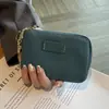 Cartera Pequeña de Cuero Genuino para Mujer Capa Superior Piel de Vaca Moda Transfronteriza Billetera para Cambio Bolsita Diaria Versátil para Monedas y Llaves