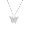 Joyería Estilo HIPHOP Punk Transfronteriza Europea y Americana Colgante de Libélula Hip Hop Collar de Acero de Titanio Collar para Mujer Joyería