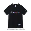 Camiseta de Manga Corta de Algodón Puro Unisex 2026 Nueva Camiseta Bordada Holgada Ins Marca de Moda Estilo Japonés Hong Kong Top Verano