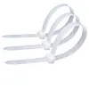 Abraçadeiras de Nylon 4*150 Tiras Fixas, Abraçadeiras de Plástico, 500 Peças, Abraçadeiras Resistentes ao Frio, Auto-Travantes Pretas