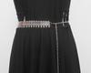 Cadena de cintura de metal para mujer, estilo ins de moda de verano, nueva decoración, diseño de vestido a juego, cinturón con personalidad de calle alta