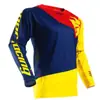 Roupas para Corrida Off-Road Transfronteiriça, Tamanhos Europeus e Americanos, Camiseta Versátil de Manga Longa, Absorvente de Suor, Respirável, Roupa Confortável para Ciclismo, Roupas de Downhill