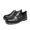 Zapatos de Hombre Transfronterizos Talla Grande Nuevos Casuales de Cuero Moda para Hombre Comercio Exterior Modernos Suela Gruesa Estilo Británico Zapatos Derby Venta al por Mayor