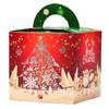 Caja de regalo de Navidad, caja vacía, caja de embalaje de fruta de la paz navideña, caja de regalo de manzana de Nochebuena creativa, caja de dulces al por mayor