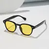 Lindas Gafas de Sol Redondas de Uña de Arroz Retro Nuevas Estilo Ins Gafas Literarias Anti-Luz Azul Se Pueden Combinar con Gafas de Sol de Moda para Miopía