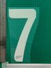 23-24 Superliga Chinesa Camisa Branca Grau B Número Letra Transferência de Calor Adesivos de Número Suprimentos para Camisas